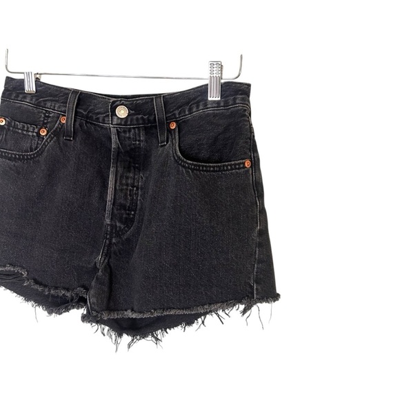 Levi's Womens 501 Original short- Lunar Black- Size 28 - Picture 5 of 12
